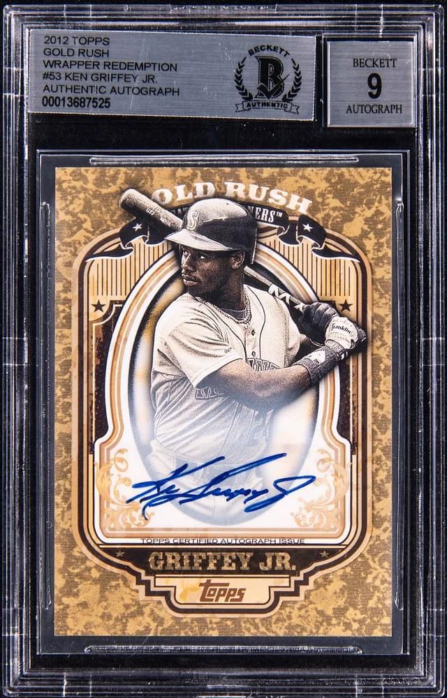 2012 Topps Ken Griffey Jr. Gold Rush Wrapper Redemption #53 card image