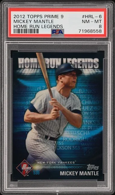 2012 Topps Mickey Mantle Prime 9 Home Run Legends #HRL-6 card image