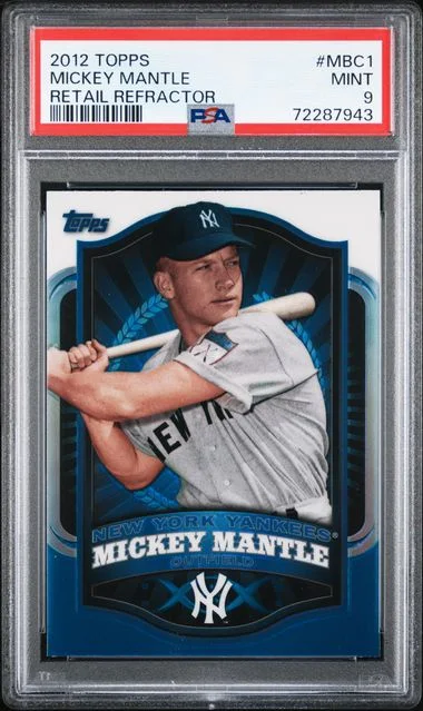 2012 Topps Mickey Mantle Retail Refractor #MBC1 card image