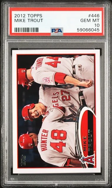 2012 Topps Mike Trout #446 card image