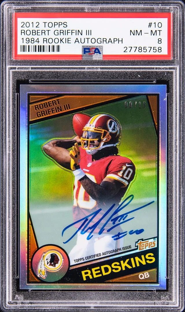 2012 Topps Robert Griffin III 1984 Autograph #10 card image