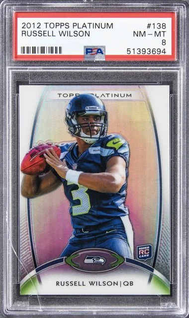 2012 Topps Russell Wilson Platinum #138 card image