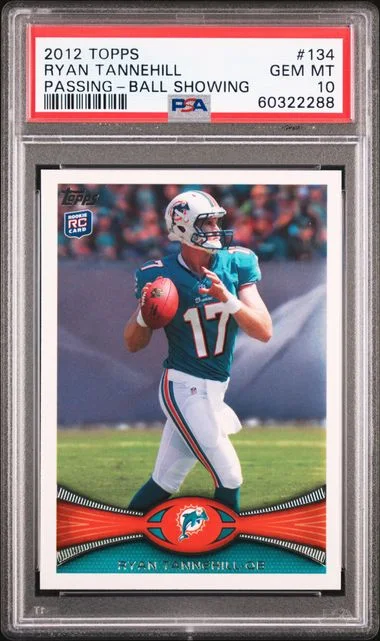 2012 Topps Ryan Tannehill Passing-Ball Showing #134 card image