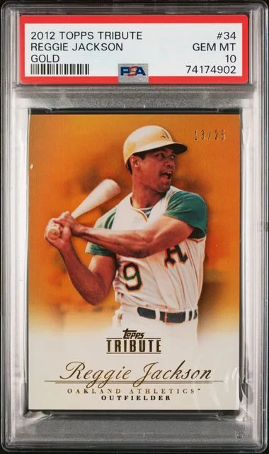2012 Topps Tribute Reggie Jackson #34 card image