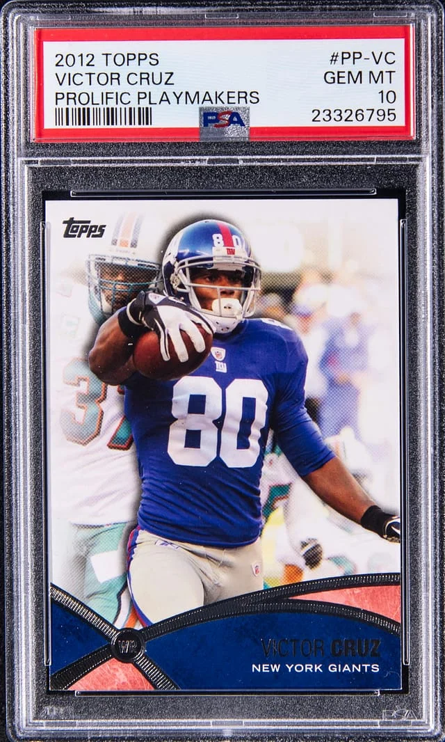 2012 Topps Victor Cruz Prolific Playmakers #PP-VC card image