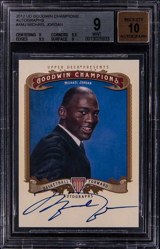 2012 Upper Deck Goodwin Champions Michael Jordan Autograph #A-MJ card image