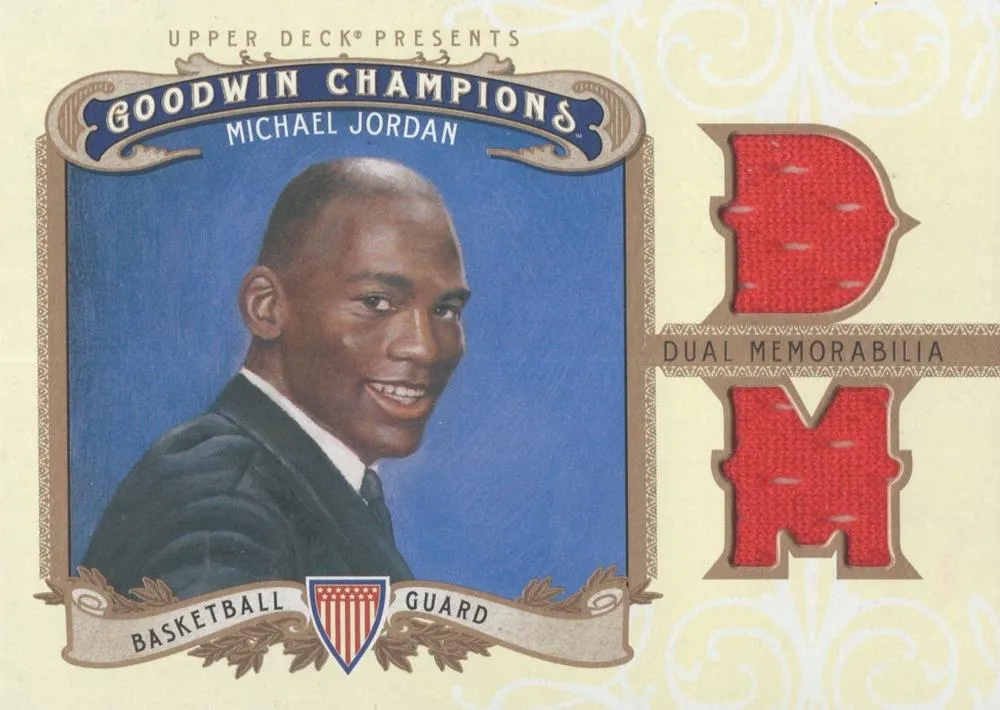 2012 Upper Deck Goodwin Champions Michael Jordan Dual Memorabilia #M2-MJ card image