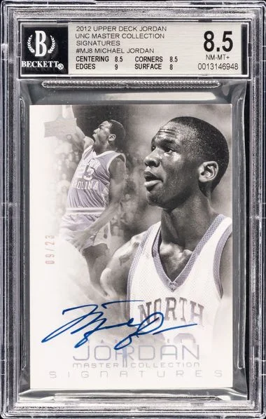 2012 Upper Deck Michael Jordan Jordan UNC Master Collection #MJ8 card image