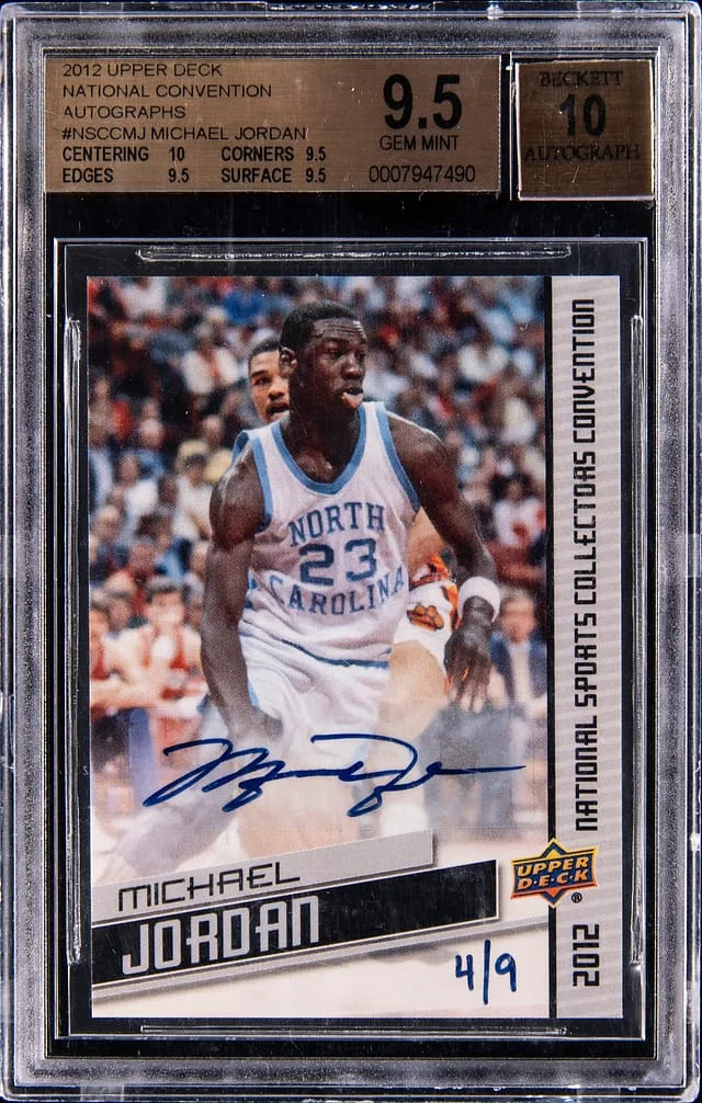 2012 Upper Deck Michael Jordan National Convention Autographs #NSCC-MJ card image