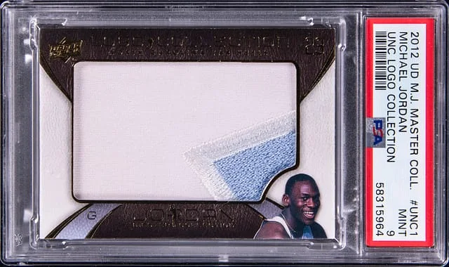 2012 Upper Deck Michael Jordan Master Collectionl Unc Logo Collection Master Collectionl Unc Logo Collection Unc1 #UNC1 card image
