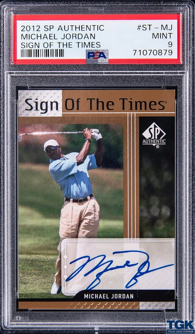 2012 Upper Deck SP Authentic Michael Jordan Sign of the Times #ST-MJ card image