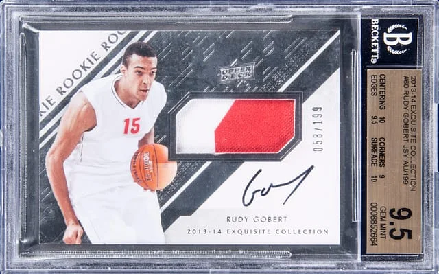 2013-14 Exquisite Collection Rudy Gobert #60 card image