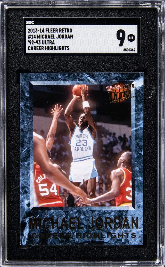 2013-14 Fleer Retro Michael Jordan 92-93 Ultra Career Highlights #14 card image