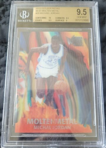 2013-14 Fleer Retro Michael Jordan 98 Ultra Exclamation Points #20 card image