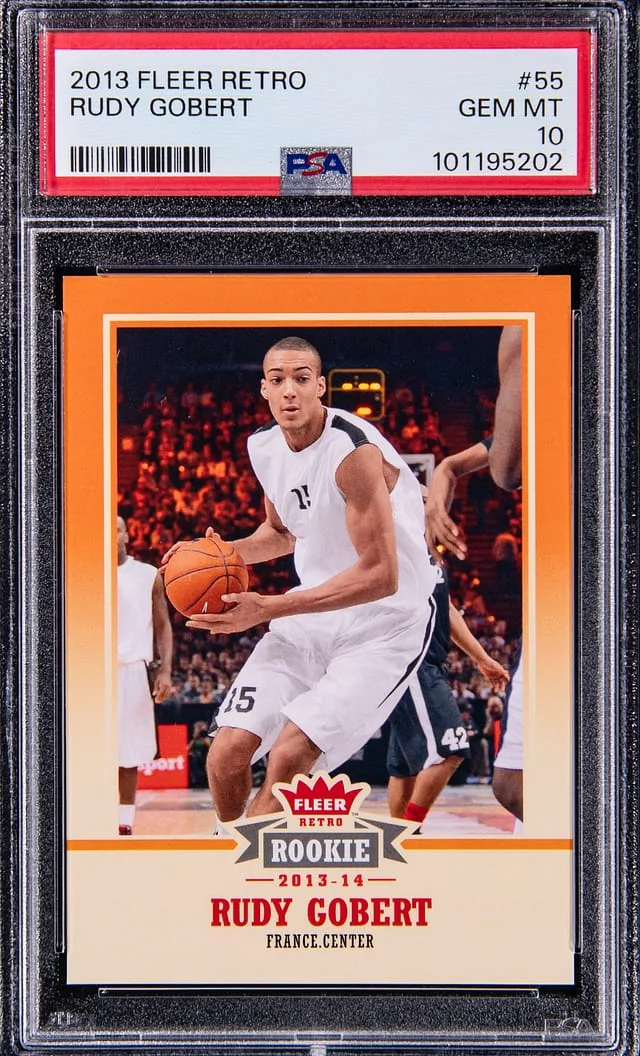 2013-14 Fleer Retro Rudy Gobert #55 card image