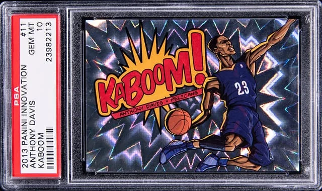 2013-14 Panini Anthony Davis Innovation Kaboom #11 card image