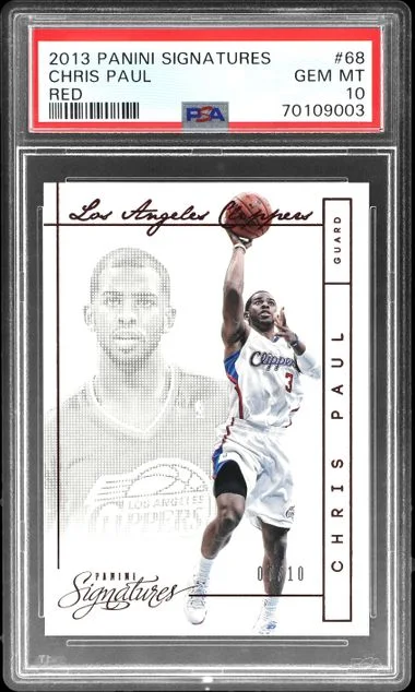 2013-14 Panini Chris Paul Signatures Red #68 card image