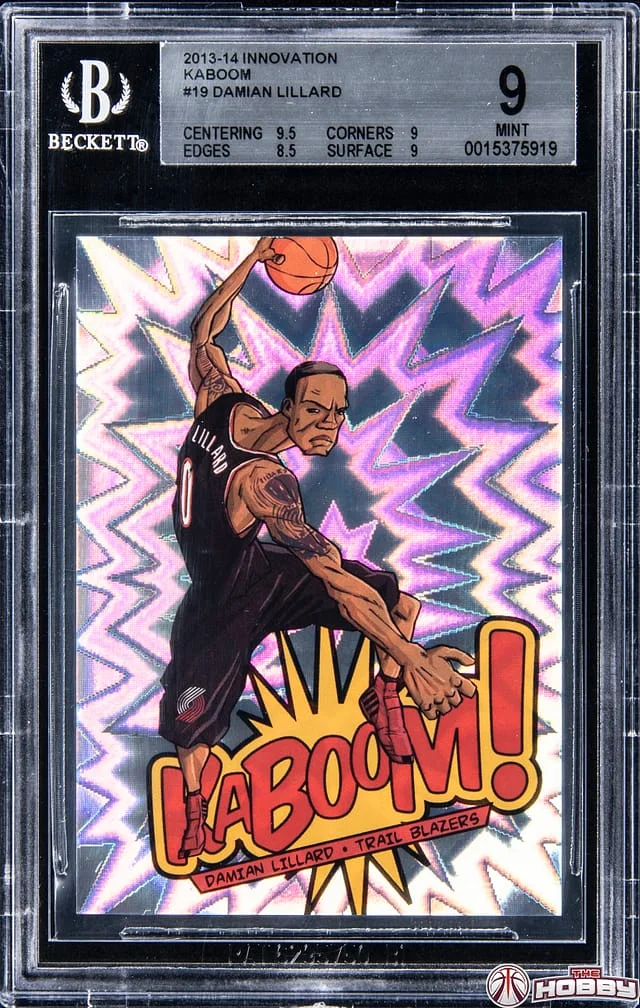 2013-14 Panini Damian Lillard Innovation Kaboom! #19 card image
