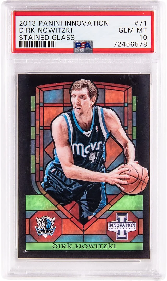 2013-14 Panini Dirk Nowitzki Innovation Stained Glass #71 card image