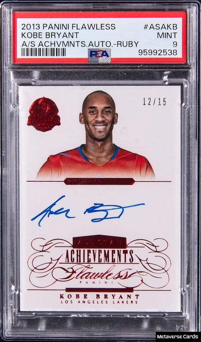 2013-14 Panini Flawless Kobe Bryant All-Star Achievements Autographs Ruby #ASA-KB card image