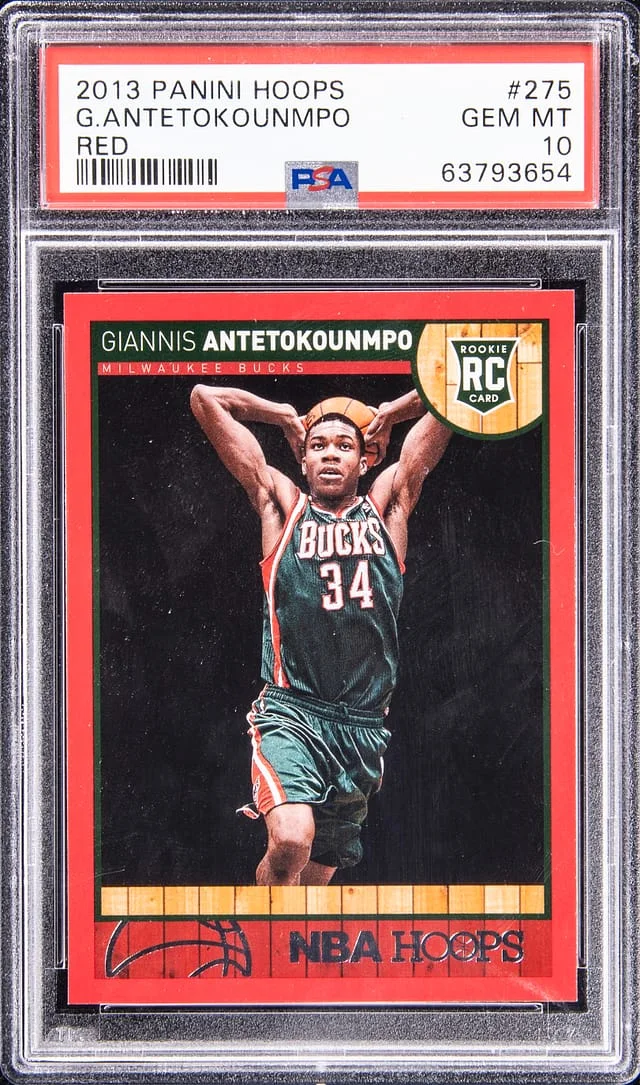 2013-14 Panini Giannis Antetokounmpo NBA Hoops Red #275 card image