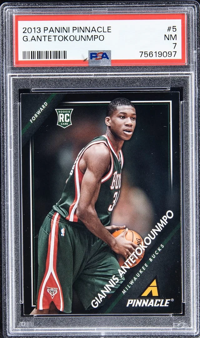 2013-14 Panini Giannis Antetokounmpo Pinnacle #5 card image