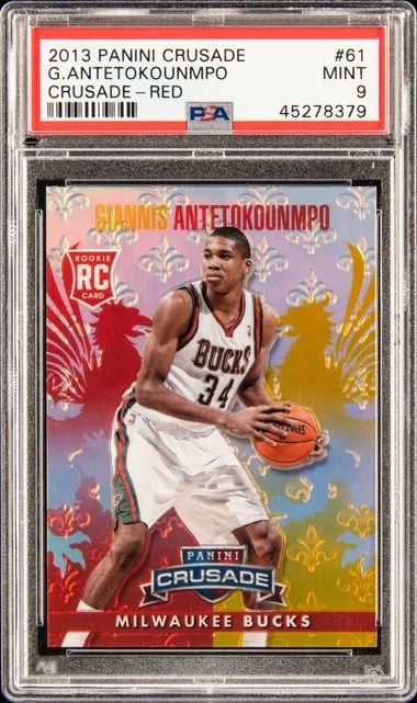 2013-14 Panini Giannis Antetokounmpo Crusade Crusade #61 card image