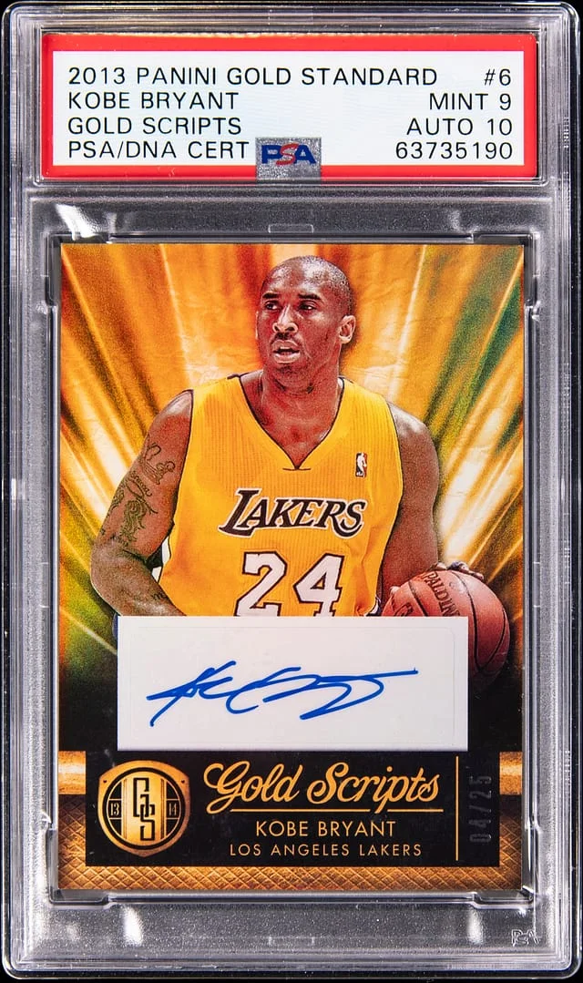 2013-14 Panini Gold Standard Kobe Bryant Gold Scripts #6 card image