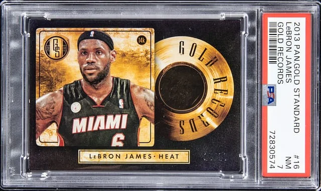 2013-14 Panini Gold Standard LeBron James Gold Records #16 card image