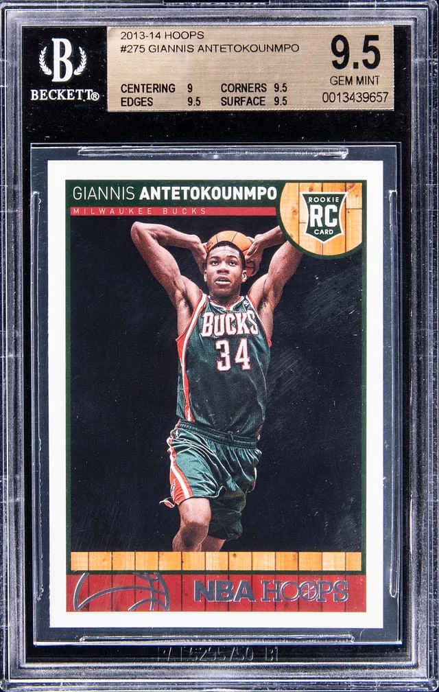 2013-14 Panini Hoops Giannis Antetokounmpo #275 card image