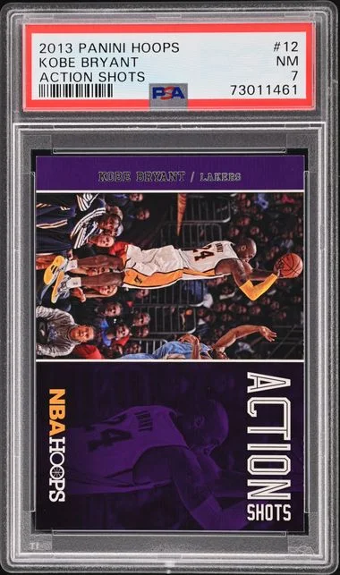 2013-14 Panini Hoops Kobe Bryant Action Shots #12 card image