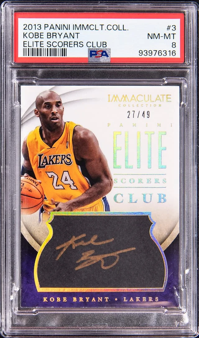 2013-14 Panini Immaculate Collection Kobe Bryant Elite Scorers Club #3 card image