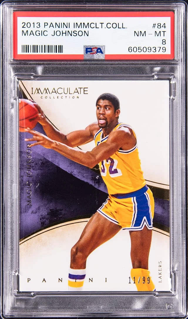 2013-14 Panini Immaculate Collection Magic Johnson #84 card image