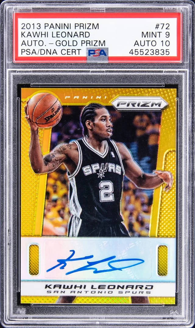 2013-14 Panini Kawhi Leonard Gold Prizm #72 card image