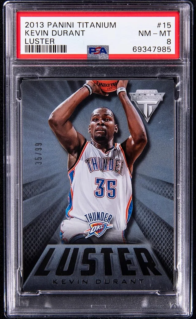 2013-14 Panini Kevin Durant Titanium Luster #15 card image