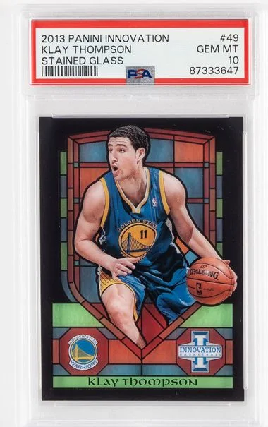 2013-14 Panini Klay Thompson Innovation Stained Glass #49 card image