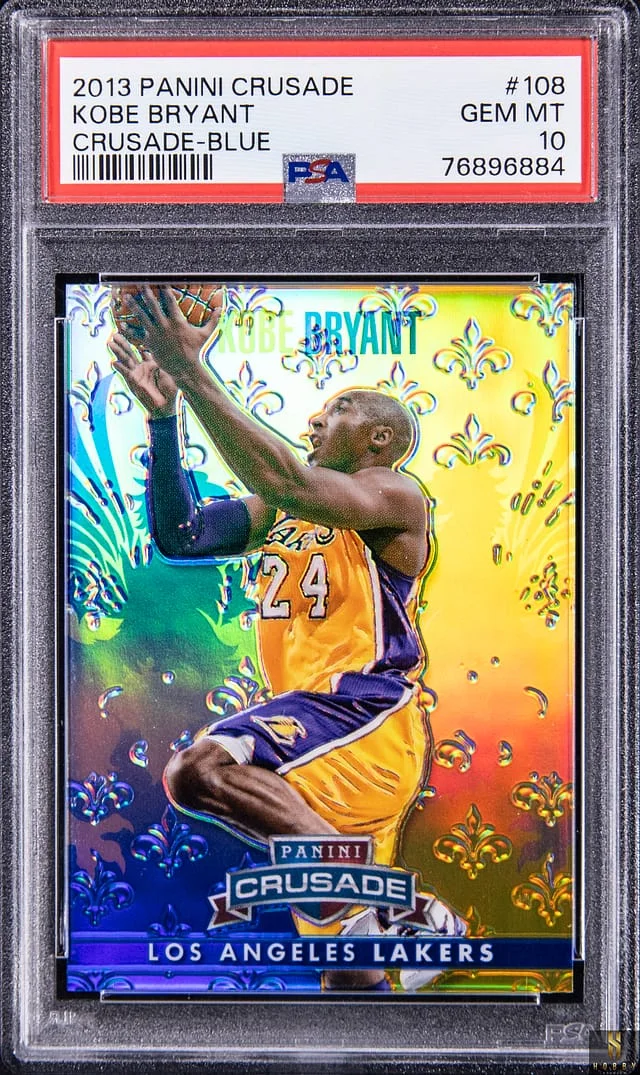 2013-14 Panini Kobe Bryant Crusade Blue #108 card image