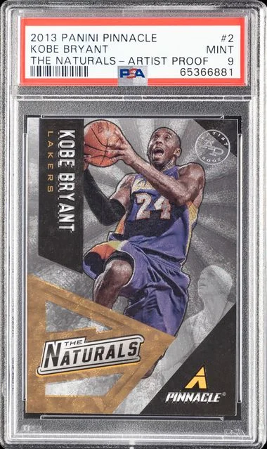 2013-14 Panini Kobe Bryant Pinnacle The Naturals Artist Proof #2 card image