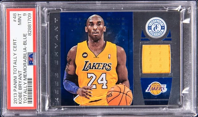 2013-14 Panini Kobe Bryant Totally Certified Totally Memorabilia Blue #48 card image