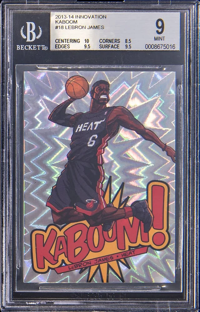 2013-14 Panini LeBron James Innovation Kaboom! #18 card image