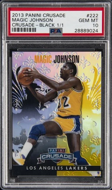 2013-14 Panini Magic Johnson Crusade Crusade Black #222 card image