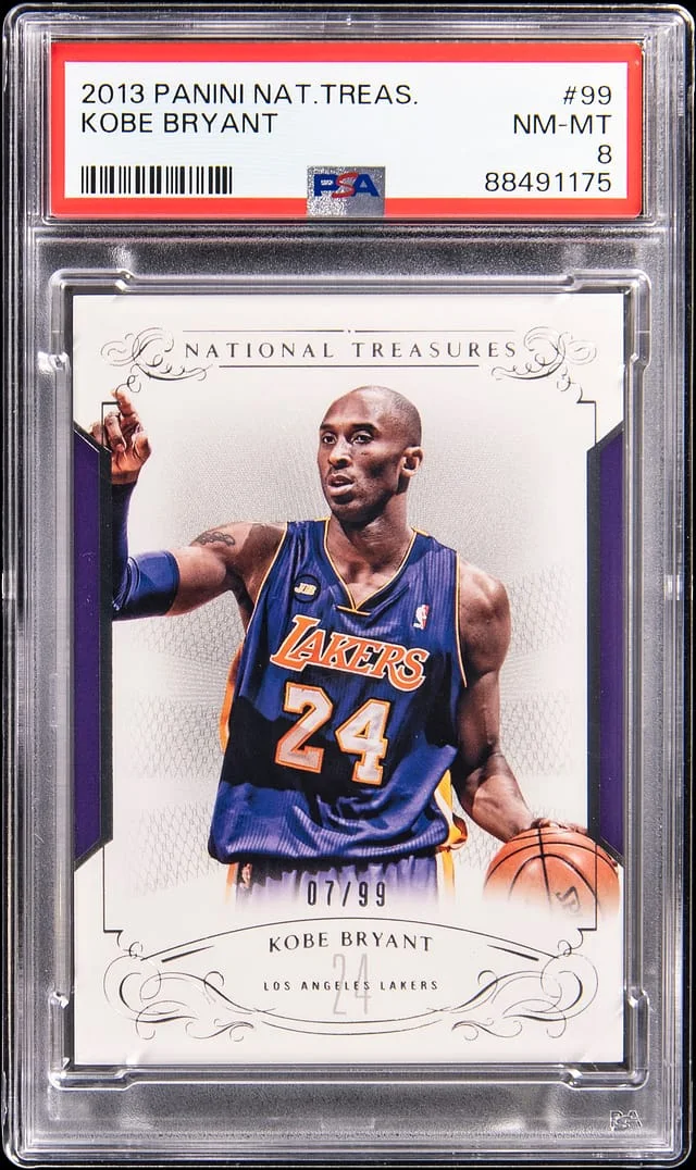 2013-14 Panini National Treasures Kobe Bryant #99 card image