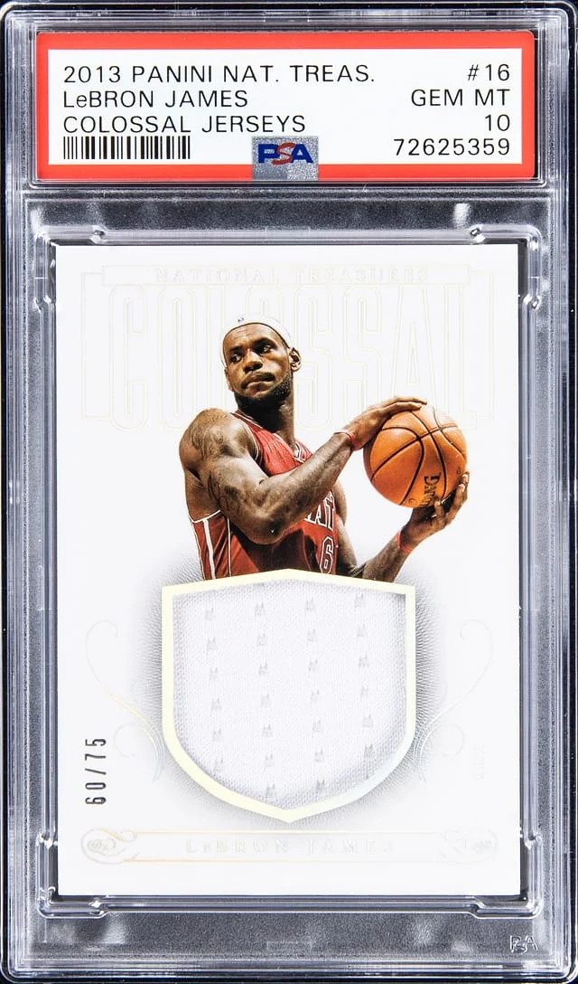 2013-14 Panini National Treasures LeBron James Colossal Jerseys #16 card image