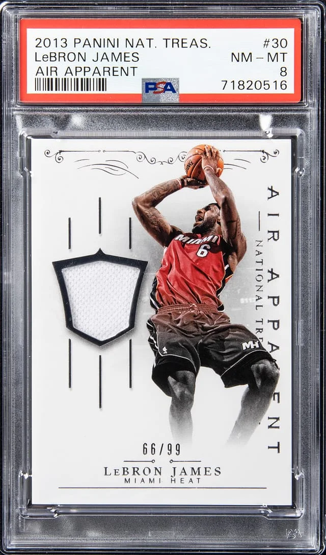 2013-14 Panini National Treasures LeBron James Air Apparent #30 card image