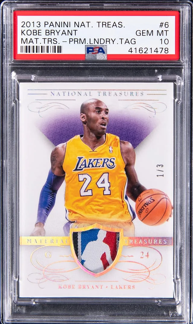 2013-14 Panini National Treasures Materials Treasures Prime Laundry #no-number card image