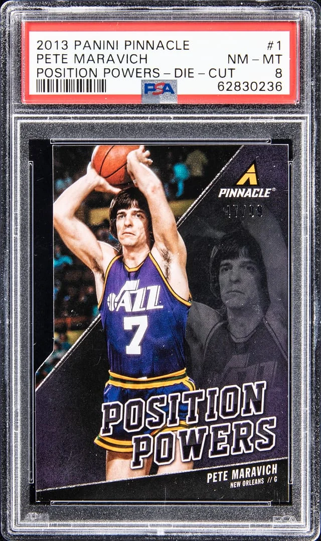 2013-14 Panini Pete Maravich Pinnacle Positon Powers Die Cut #1 card image