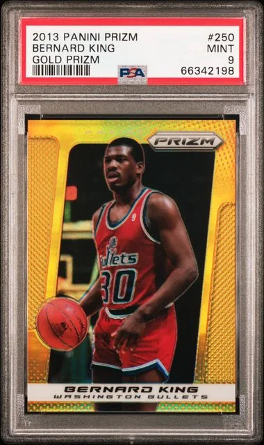 2013-14 Panini Prizm Bernard King Gold Prizm #250 card image