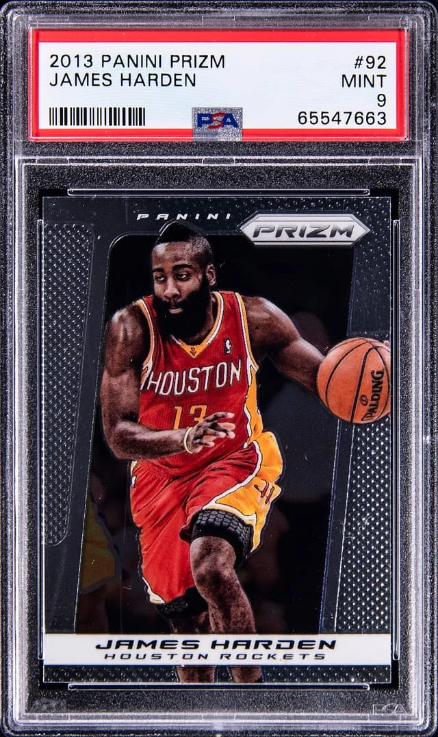 2013-14 Panini Prizm James Harden #92 card image
