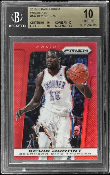 2013-14 Panini Prizm Kevin Durant Prizms Red #147 card image