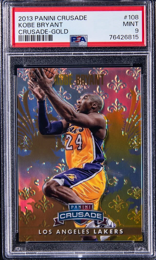 2013-14 Panini Prizm Kobe Bryant Crusade Crusade Gold #108 card image